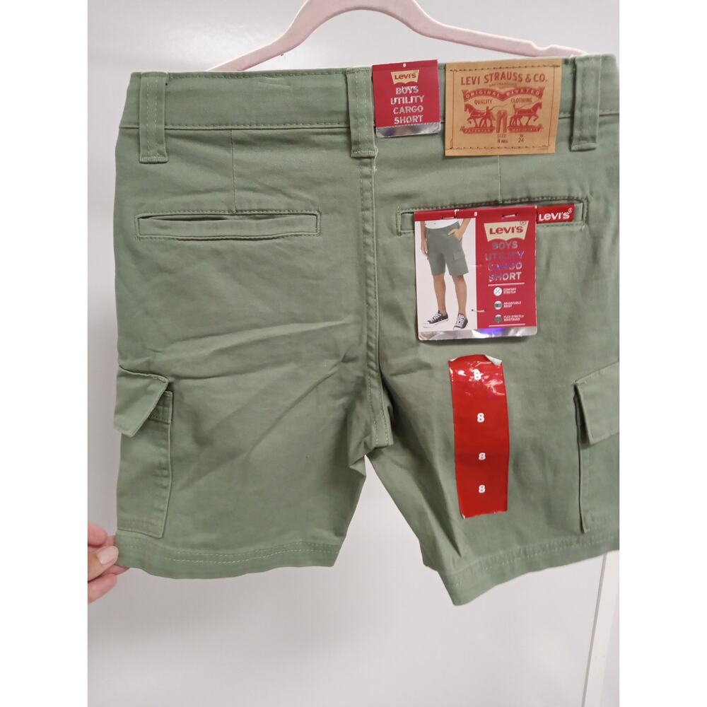 NWT Levis Boys Utility Cargo Short 8 Reg 24 waist